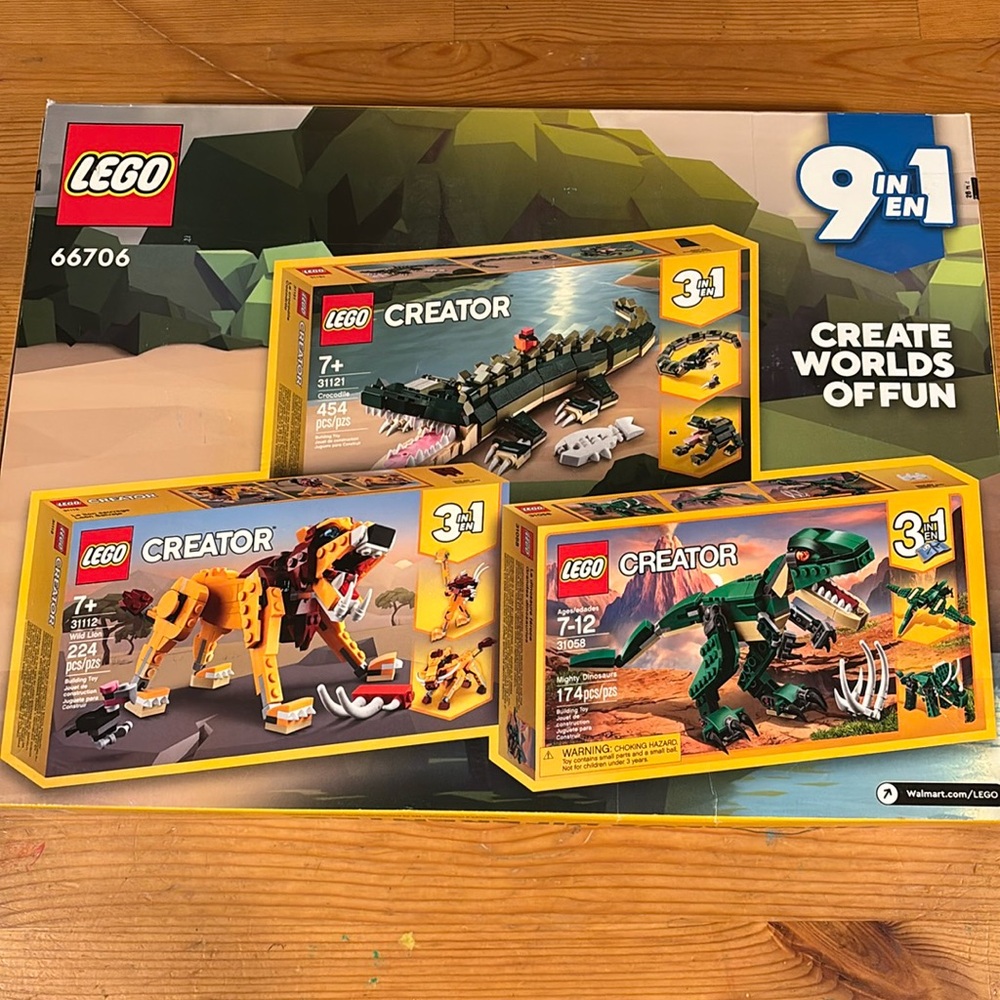 NIB Lego Creator 66706, Walmart Exclusive 9 in 1